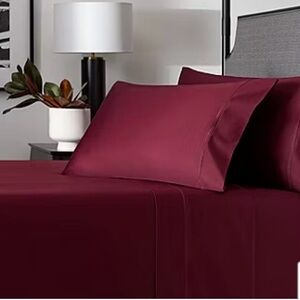 Fieldcrest Deep Red Bedding Sheets